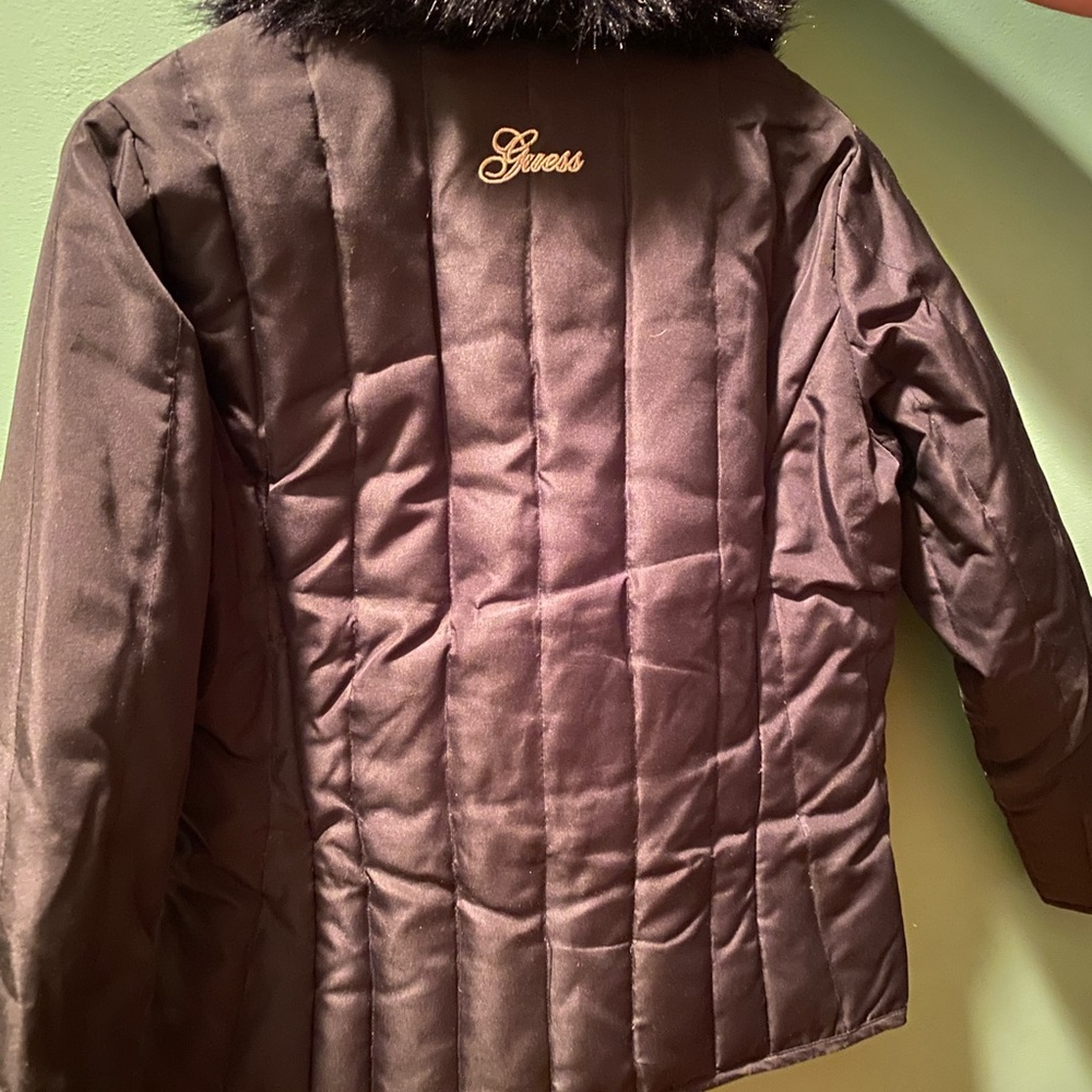 Girls black guess jacket